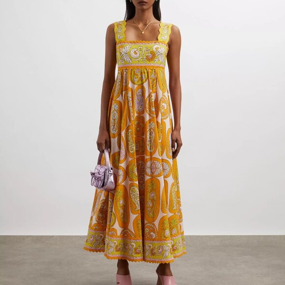 Alemais Diana Summer Dress Yellow - Picture 1 of 16